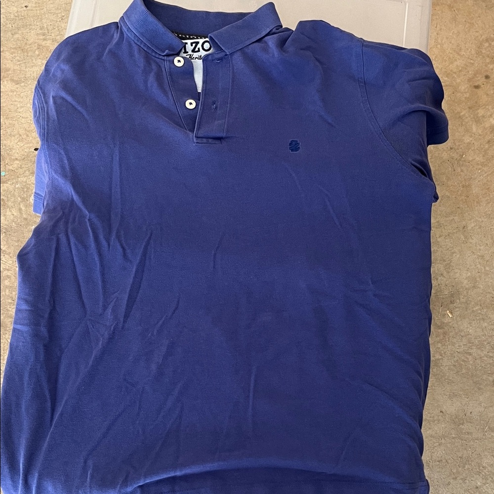 Izod Men's Polo Shirt in Deep Blue